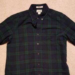 Ll Bean black watch flannel